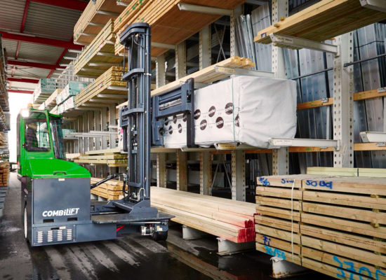 Combilift – Combi C-Series – Multi-directional Forklift – Long Load Handling - Building Supply DIY - Timber - Lumber - Racking