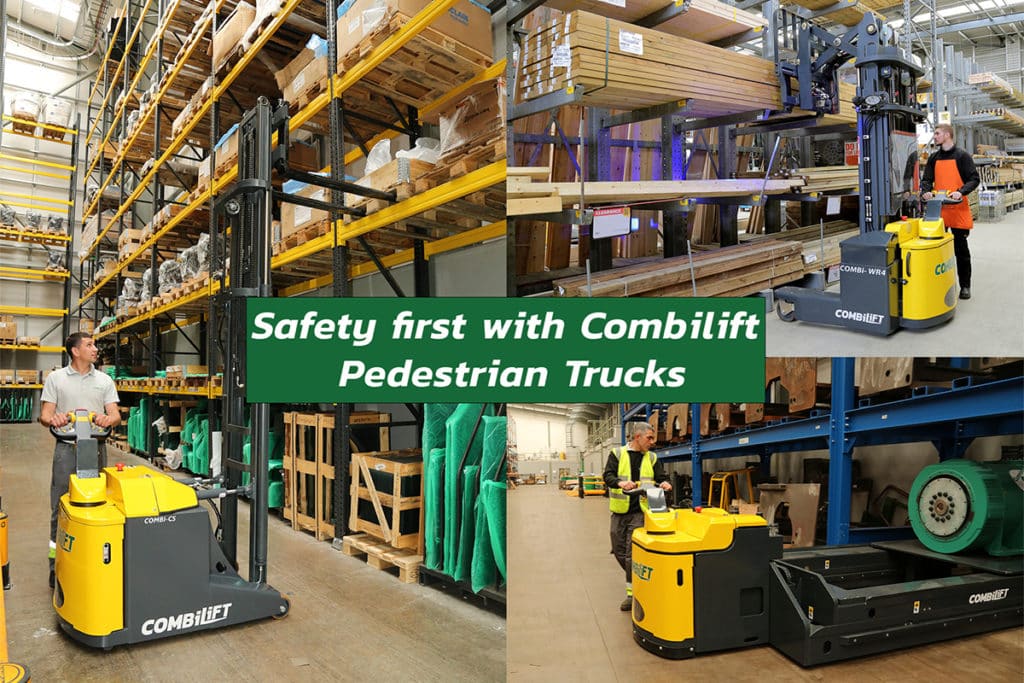 Safety first with Combilift Pedestrian Trucks