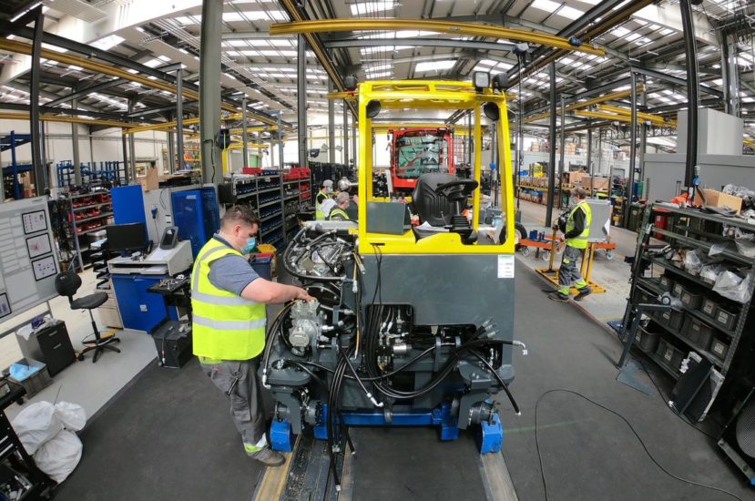 Combilifts 60000 Truck on the Line
